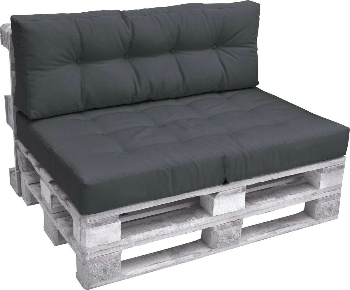 Beautissu Eco Elements Palletkussen – Rugkussen 120x40x15 Cm Voor Palletbank - Kussen Graphiet Grijs - Palletkussens In Matraskussen Kwaliteit 6 Beautissu Eco Elements Palletkussen – Rugkussen 120x40x15 Cm Voor Palletbank - Kussen Graphiet Grijs - Palletkussens In Matraskussen Kwaliteit - Afbeelding 6