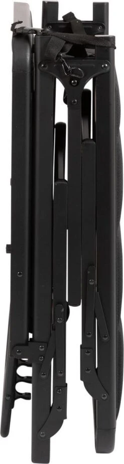 Redwood Abbott Ligbed - Stretcher/ligbedden - Inklapbaar - Zwart -Tuinmeubilair Verkoopwinkel 323x1200