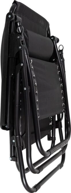 Luxe Ligstoel Met Hoofdsteun & Voetsteun - Verstelbare Rugleuning - Zonnebed Relaxstoel Voor Tuin/Terras/Strand/Balkon/Zwembad/Camping - Inklapbaar - Weerbestendig - Zwart 14 Luxe Ligstoel Met Hoofdsteun & Voetsteun - Verstelbare Rugleuning - Zonnebed Relaxstoel Voor Tuin/Terras/Strand/Balkon/Zwembad/Camping - Inklapbaar - Weerbestendig - Zwart -Tuinmeubilair Verkoopwinkel 445x1200