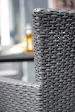 Allibert Iowa Tuinstoel - 60x62x89cm – Grafiet -Tuinmeubilair Verkoopwinkel 798x1200