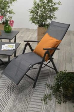 Garden Impressions - Sol Verstelbare Tuinstoel - Aluminium - Zwart -Tuinmeubilair Verkoopwinkel 800x1200 8