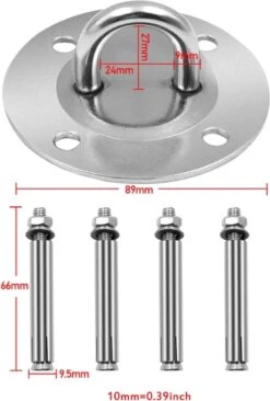IBright Hangstoel Bevestigingsset - Schommelstoel Ophangsysteem - RVS - Bokszak - Plafondhaak - Plafond Ophanghaak -Tuinmeubilair Verkoopwinkel 810x1200