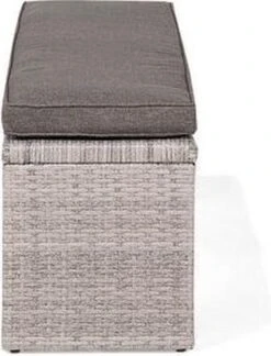 Beliani VITERBO - Loungeset Voor 8 - Grijs - PE Rotan -Tuinmeubilair Verkoopwinkel 916x1200