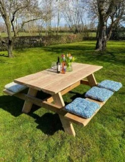 Robuuste Picknicktafel Van Douglashout. Duurzaam En Modern. Lengte 2,40 Meter -Tuinmeubilair Verkoopwinkel 922x1200 1