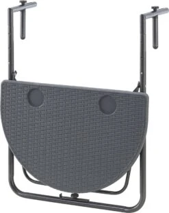 Balkontafel Cicala Inklapbaar 83,5x60x64 Cm Donkergrijs -Tuinmeubilair Verkoopwinkel 956x1200