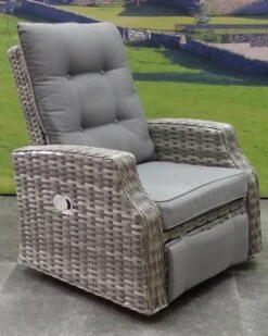 Kreta Lounge Tuinstoel Verstelbaar En Draaibaar Grijs -Tuinmeubilair Verkoopwinkel 959x1200 4