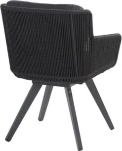 4 Seasons Outdoor 4SO Armstoel Flores Anthracite - 1 Stuk -Tuinmeubilair Verkoopwinkel 973x1200